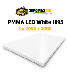 Plexiglas LED White 1695 PMMA turnat 3 x 2050 x 3050 mm